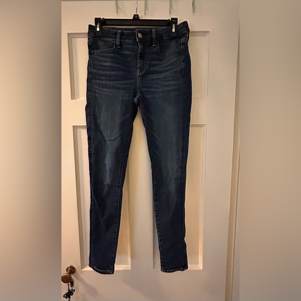 American Eagle Dark Blue Jeggings/Jeans